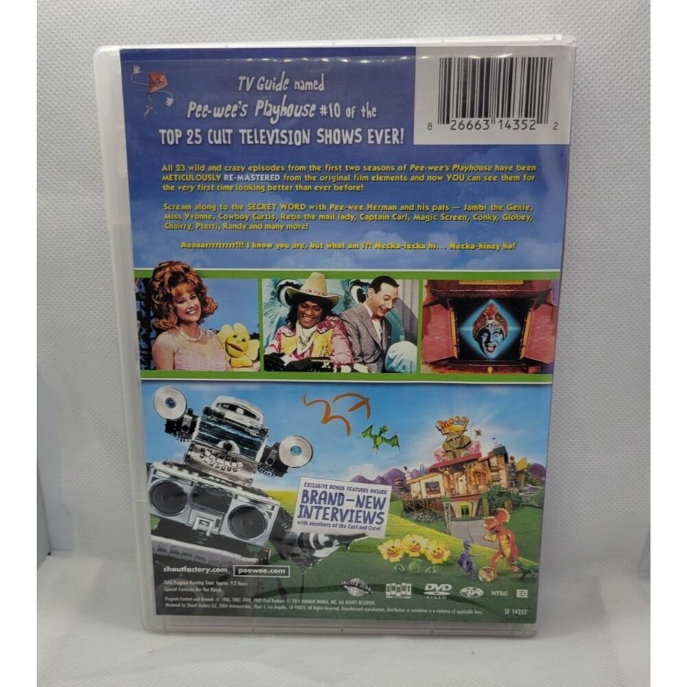 Pee-Wee's Playhouse: Seasons 1 & 2 (DVD, 1986) Special Edition - Picture 2 of 6